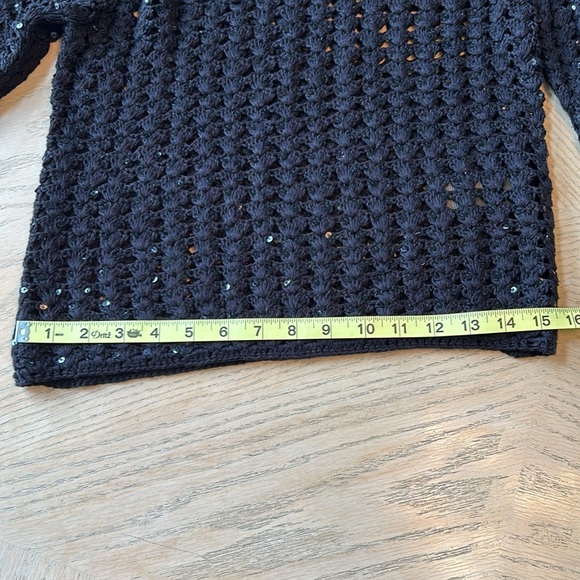 ALLSAINTS HAND EMBELLISHED SWEAT S-S - Picture 7 of 14